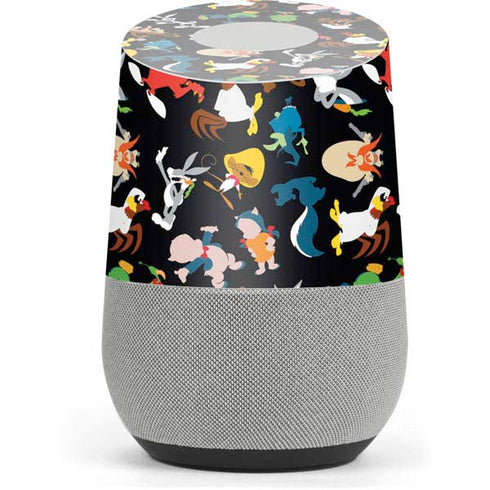 Looney Tunes Identity Pattern Google Home Skin